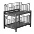 Pull Out Sliding Drawer Cabinet Organizer Slide Out Stackable Under Sink Cabinet Organizer 2 Tier Storage Shelf Multipurpose For Kitchen Bathroom white
