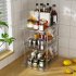 Pull Out Storage Shelf Bathroom Under Sink Organizers 2 3 Tier Storage Box Multi Purpose Stackable Kitchen Pantry Organization Transparent Storage Rack For Kitc