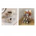 Pull Out Storage Shelf Bathroom Under Sink Organizers 2 3 Tier Storage Box Multi Purpose Stackable Kitchen Pantry Organization Transparent Storage Rack For Kitc