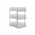 Pull Out Storage Shelf Bathroom Under Sink Organizers 2 3 Tier Storage Box Multi Purpose Stackable Kitchen Pantry Organization Transparent Storage Rack For Kitc