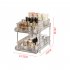 Pull Out Storage Shelf Bathroom Under Sink Organizers 2 3 Tier Storage Box Multi Purpose Stackable Kitchen Pantry Organization Transparent Storage Rack For Kitc