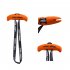 Pull Up Handles Ergonomic Exercise Resistance Band Tranining Grip Handles For Home Gym Pull up Bars Barbells Black  horns 