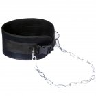 Pull-up Weight Belt Chain Thickening Muscle Strength Trainer black