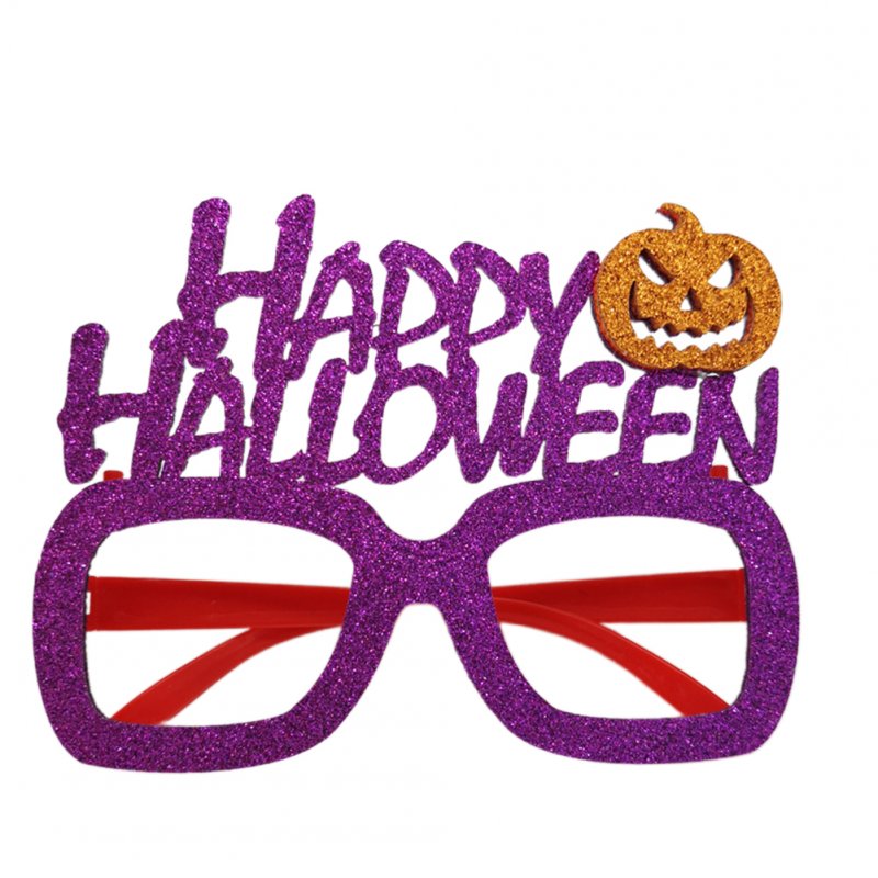 Pumpkin Witch Hat Shaped Glasses Frame for Halloween Children's Party Decoration Festival Supplies