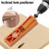 Punch Locator Inclined Hole Positioner Drilling Tool For Carpenter Essential Woodworking Accessory Inclined Hole Locator Positioner For Carpenter Type B  bilate