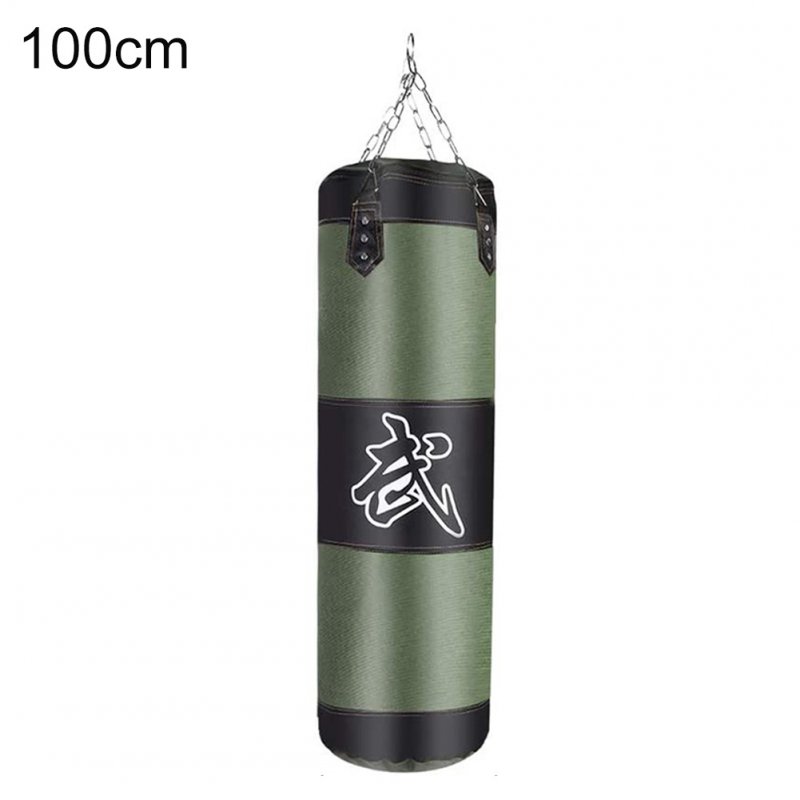 Punch Sandbag Boxing Hook Kick Bag Punching Sack Boxing Training Equipment green_100cm