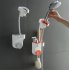 Punch free Universal Shower  Bracket Adjustable Shower Holder Bathroom Accessories Shower bracket Nordic orange