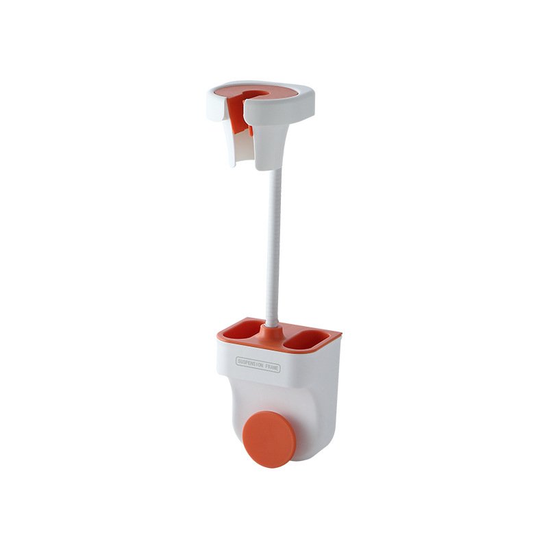 Punch-free Universal Shower  Bracket Adjustable Shower Holder Bathroom Accessories Shower bracket Nordic orange