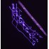 Purple Haze laser projector with DMX ports  Throw the party of the year with this single strong laser that displays random patterns in sync with the beat of the