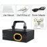 Purple Haze laser projector with DMX ports  Throw the party of the year with this single strong laser that displays random patterns in sync with the beat of the