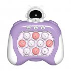 Push Puzzle Game Console Toys With Music Fast Push Stress Relief Sensory Toys For Kids Birthday Gifts Purple