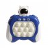 Push Puzzle Game Console Toys With Music Fast Push Stress Relief Sensory Toys For Kids Birthday Gifts Purple
