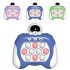 Push Puzzle Game Console Toys With Music Fast Push Stress Relief Sensory Toys For Kids Birthday Gifts Purple