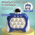 Push Puzzle Game Console Toys With Music Fast Push Stress Relief Sensory Toys For Kids Birthday Gifts Purple