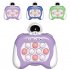 Push Puzzle Game Console Toys With Music Fast Push Stress Relief Sensory Toys For Kids Birthday Gifts green