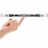 Puzzle Chic Long Body Plastic Shell Spinning Rotation Pen Ball point Pen Random Color