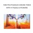Puzzle Stickers Protective Self Adhesive Backing Sticker for Living Room Decor