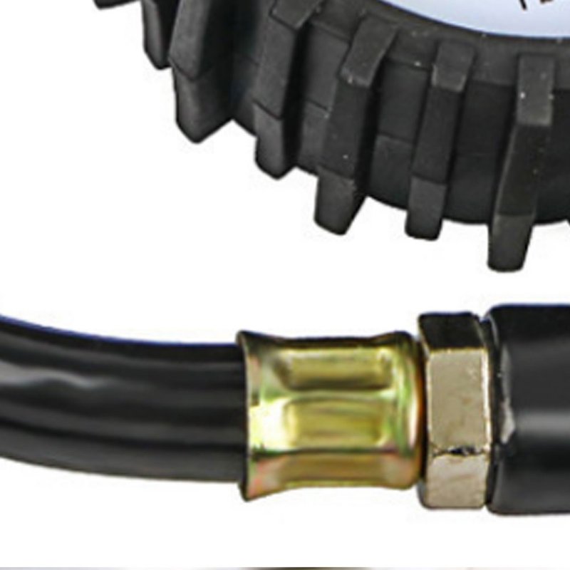 Tire Inflator Pointer Tire Pressure Gauge 220bar Self Locking Clamp Inflator Deflator Air Compressor Accessories 