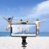 Q02S Portable Selfie Stick Phone Tripod 104 5CM 41 Inches Extendable Tripod Stand Rotation Mobile Phone Selfie Stick Mobile Phone Stainless Steel Tripod Rod Sta