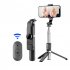 Q02S Portable Selfie Stick Phone Tripod 104 5CM 41 Inches Extendable Tripod Stand Rotation Mobile Phone Selfie Stick Mobile Phone Stainless Steel Tripod Rod Sta