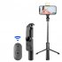 Q02S Portable Selfie Stick Phone Tripod 104 5CM 41 Inches Extendable Tripod Stand Rotation Mobile Phone Selfie Stick Mobile Phone Stainless Steel Tripod Rod Sta