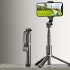 Q03 Extension Rod Adjustable Selfie Stick Tripod Aluminium Alloy Extendable Stick With Remote Control Mobile Phone Tripod Stand Compatible For Android IOS Devic