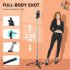 Q05 Selfie Stick Tripod Extendable Mobile Phone Selfie Extension Rod Sturdy Stainless Steel Stand Portable Lightweight Camera Stand For Face Time Zoom Meeting P