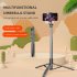 Q05 Selfie Stick Tripod Extendable Mobile Phone Selfie Extension Rod Sturdy Stainless Steel Stand Portable Lightweight Camera Stand For Face Time Zoom Meeting P