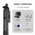 Q05 Selfie Stick Tripod Extendable Mobile Phone Selfie Extension Rod Sturdy Stainless Steel Stand Portable Lightweight Camera Stand For Face Time Zoom Meeting P