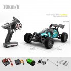 Q117 Full Scale High-speed Remote Control Car Off-road Vehicle Metal Model Racing Car Toys for Kids Blue
