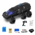 Q118 Remote Control Car with 1500pcs Water Shots 6wd Off Road RC Crawler Car Space Vehicle Toy Dark Gray