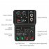Q12 Audio Interface Usb Sound Card Drive free Portable Mini 2 way Mixer For Studio Singing Computer Recording black