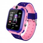 Q12 Kids Smart Watch IP67 Waterproof SOS Anti-lost Location Locator 2-way Calling Phone Smartwatch Child Gifts pink