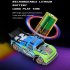 Q123 1 16 2 4g 4wd Spray Drift RC Car LED Light Full Proportional Short Course Off Road Truck Vehicles Models Toys Red