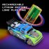 Q123 1 16 2 4g 4wd Spray Drift RC Car LED Light Full Proportional Short Course Off Road Truck Vehicles Models Toys Red