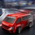 Q125 2 4g Remote Control Car 4wd Off road Vehicle High speed Full scale Simulation Mpv Business Drift Car Red