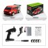 Q125 2 4g Remote Control Car 4wd Off road Vehicle High speed Full scale Simulation Mpv Business Drift Car Red