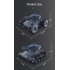 Q126 Remote Control Car Spray Tank Light Programming Drift Car Children Toys Blue track single control