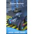 Q126 Remote Control Car Spray Tank Light Programming Drift Car Children Toys Green track single control