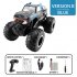 Q127 Remote Control Car Rechargeable Amphibious Off road Vehicle Toys B Blue