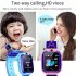 Q12B Smart Watch for Kids Phone Watch for Android Ios Life Waterproof LBS Positioning 2G Sim Card Dail Call blue