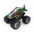 Q148 Dinosaur Trucks For Boys 1:16 Scale 2WD Remote Control Climbing Car Toys For Kids Birthday Gifts green