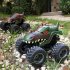 Q148 Dinosaur Trucks For Boys 1 16 Scale 2WD Remote Control Climbing Car Toys For Kids Birthday Gifts green