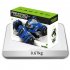 Q150 2 4GHz RC Stunt Car 1 16 4WD Amphibious Double sieded Off Road Climbing Remote Control Twist Car For Boys Gifts green