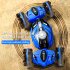Q150 2 4GHz RC Stunt Car 1 16 4WD Amphibious Double sieded Off Road Climbing Remote Control Twist Car For Boys Gifts green