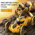 Q150 2 4GHz RC Stunt Car 1 16 4WD Amphibious Double sieded Off Road Climbing Remote Control Twist Car For Boys Gifts blue
