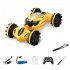 Q150 2 4GHz RC Stunt Car 1 16 4WD Amphibious Double sieded Off Road Climbing Remote Control Twist Car For Boys Gifts yellow