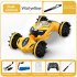 Q150 2 4GHz RC Stunt Car 1 16 4WD Amphibious Double sieded Off Road Climbing Remote Control Twist Car For Boys Gifts yellow