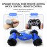 Q150 2 4GHz RC Stunt Car 1 16 4WD Amphibious Double sieded Off Road Climbing Remote Control Twist Car For Boys Gifts yellow