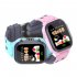 Q16 Ipx67 Life Waterproof Mobile Phone Watch With Breathing Light Gps Positioning Map Smart Children Watch pink